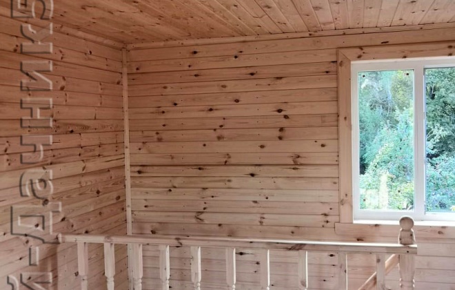 4 Каркасно-щитовой дом по проекту К-11, 6×8, 75 м², Московская область, Троицкий административный округ, Поселе (8)